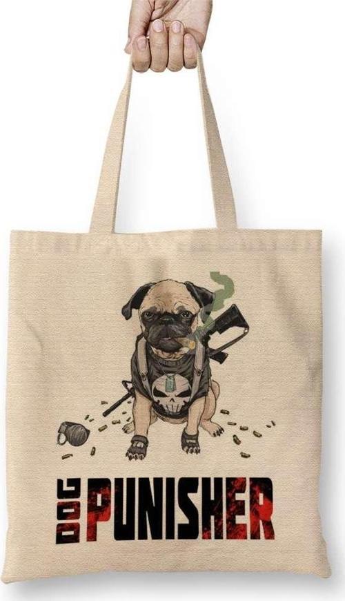 Dog Punisher Köpek Bez Çanta Uzun Saplı