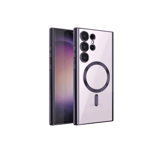 Galaxy S24 Kılıf Kross Magneticsafe Kapak - Mor