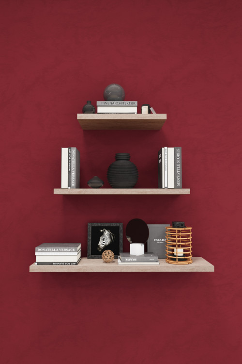 Modern 3'lü Uçan Raf Çok Amaçlı Duvar Rafı Organizer %100 MDF Kitaplık Mutfak Banyo Rafı DRF05