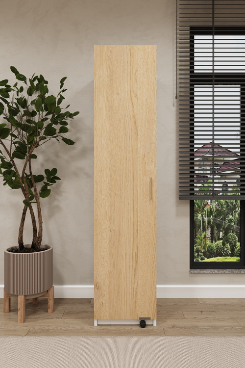 Lüks Çok Amaçlı Kiler Dolabı %100 MDF Erzak Organizer Mutfak Dolabı MK19