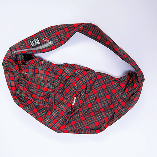 Red Elgin Crossbody Küçük Irk Köpek Taşıma Çantası 50x15x20 Cm
