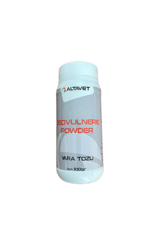 Zeovulnere Powder 100 Gr Kedi Köpek Yara İyileştirici Toz Evcil Hayvan Yara Bakım Tozu