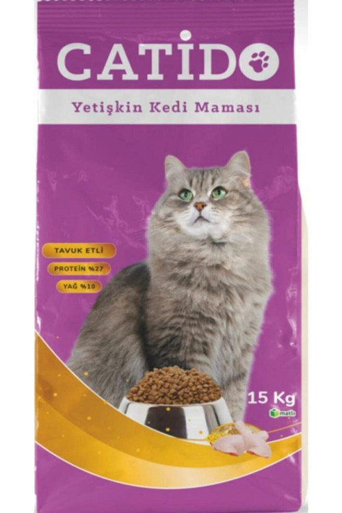 Catido Tavuklu Yetişkin Kedi Maması 15 Kg
