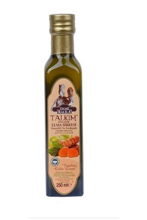 Elma Zerdeçallı-zencefilli Organik Sirke 250 ml