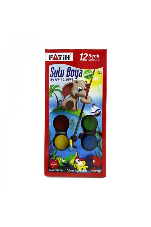 Fatih Suluboya 12 Renk Bıg Size