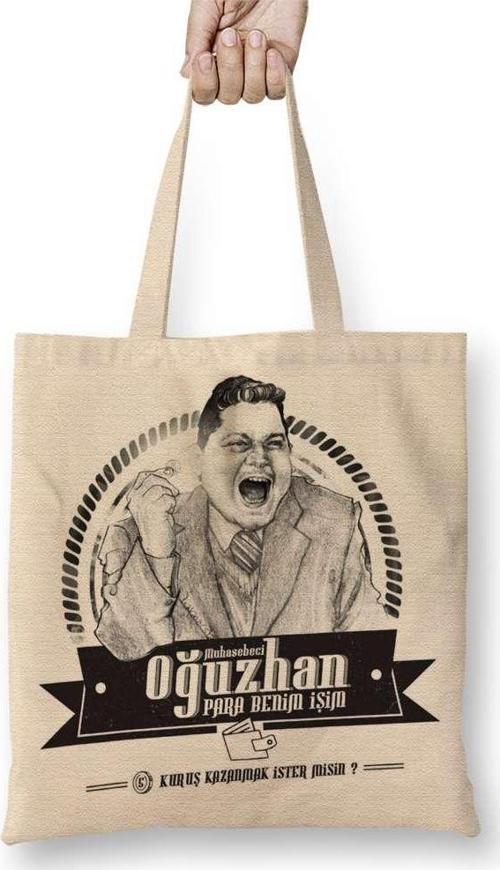 Kardeş Payı Muhasebeci Oğuzhan Bez Çanta Uzun Saplı