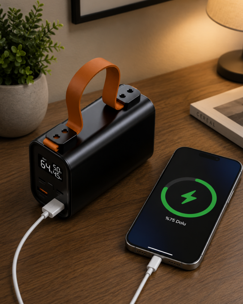 tekno 50000 mAh Powerbank Süper Hızlı Şarj LED Göstergeli Taşınabilir Şarj Cihazı 2026