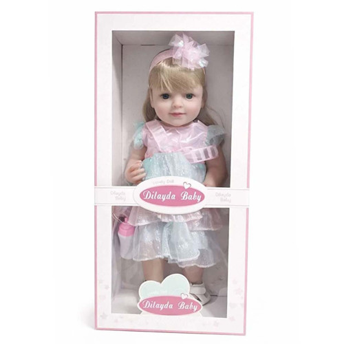 Gerçekçi Oyuncak Bebek - 55 cm Tam Vücut Yumuşak Jel Reborn Bebek Seti