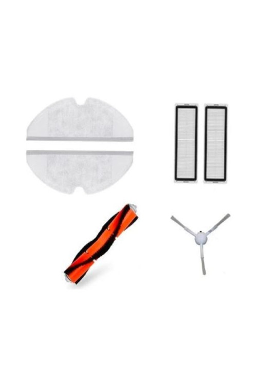 1C Vacuum Mop Uyumlu Seti:1 Fiber Mop Bezi-2 Hepa Filtre-1 Yan Fırça-1 Ana Fırça