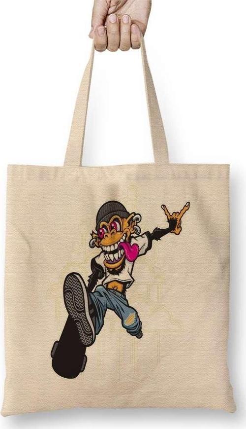 Thug Monkey Maymun Bez Çanta Uzun Saplı