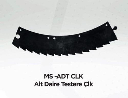 Çelikel Silaj makinesi Alt daire testere bıçak 1*6 adet