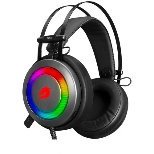 H16 Storm RGB 7.1 Vitrual Kısa Mikrofonlu Gri Oyuncu Kulaklığı GB-H16