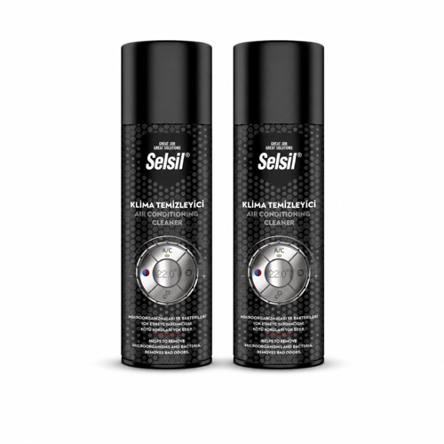 Klima Temizleyici Sprey 150 ML Araç Klima Koku Giderici Limon Kokulu 2 Adet