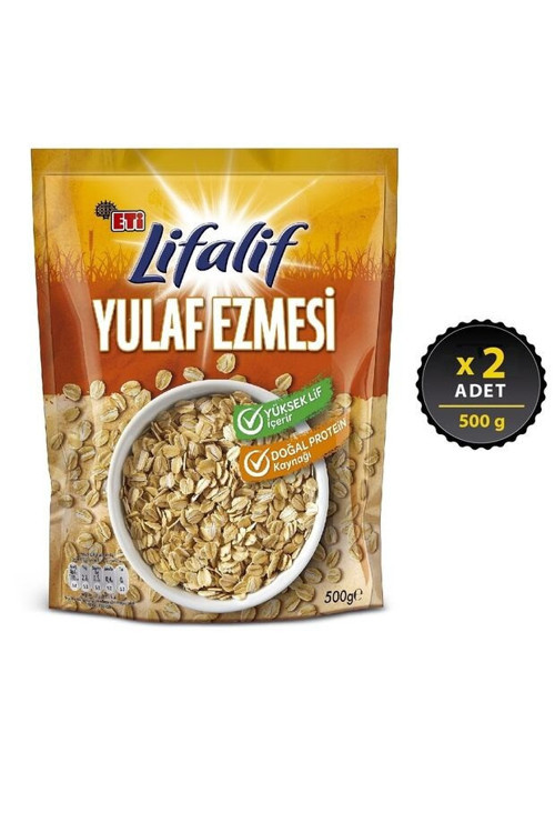 Lifalif Yulaf Ezmesi 500 gr x 2 Adet