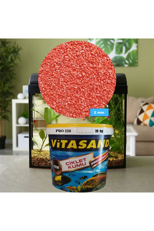 Pro-126 2mm Akvaryum Kumu Turuncu Kum 20kg