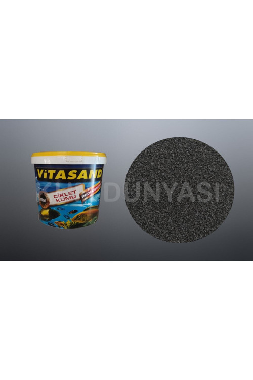 Pro-117 0,7mm Akvaryum Kumu Parlak Siyah Kum 8.5kg