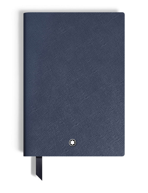 Saffiano Deri Mavi Orta Boy Defter 134758