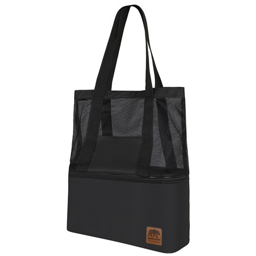 ® Thermo Bag - Sıcak/Soğuk Termal Korumalı Kamp, Piknik, Plaj Çantası 16+22 Lt Siyah