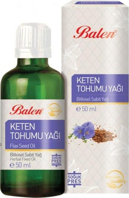 Keten Tohumu Yağı 50 ml Soğuk Pres
