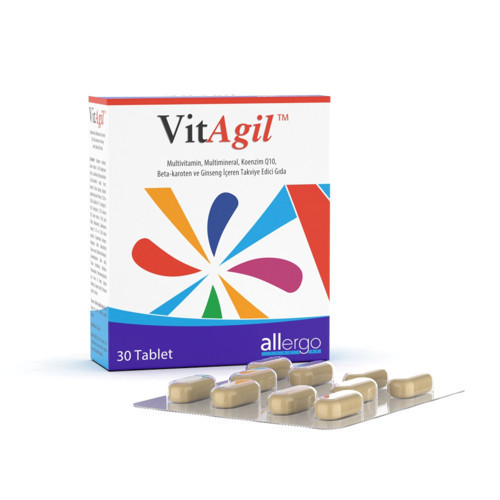 Tablet | Multivitamin, Multimineral, Koenzim Q10, Beta-karoten ve Ginseng