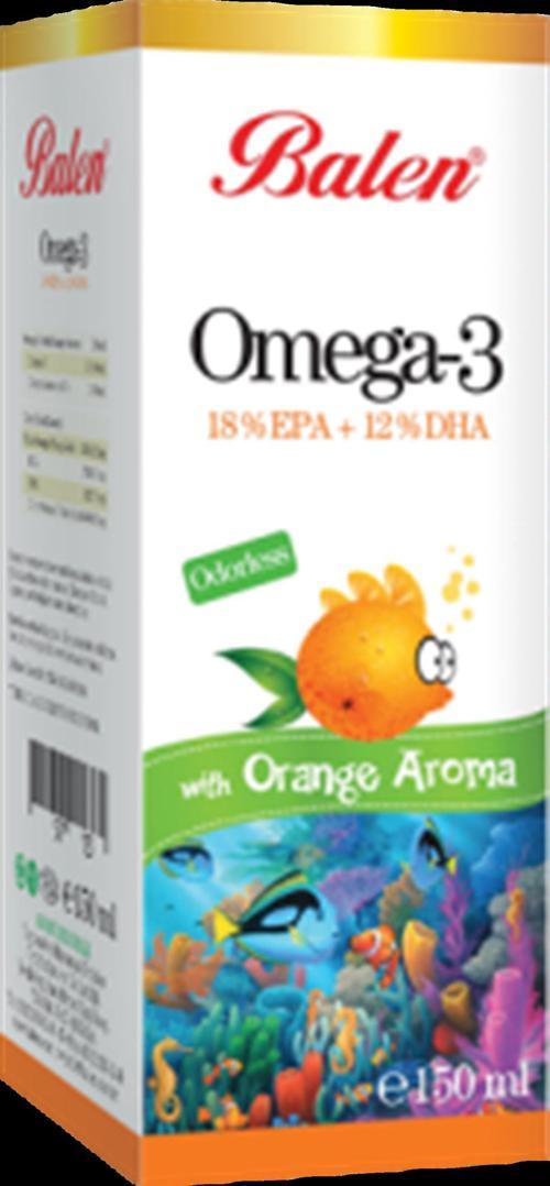 Omega 3 Portakal Aromalı 150 ml