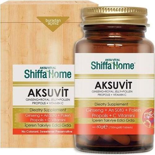 Aksuvit Ginseng 750 mg 80 Tablet