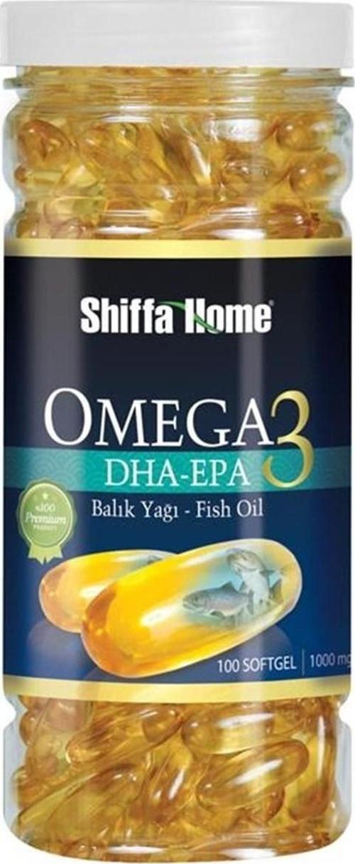 Omega 3 Balık Yağı DHA EPA 1000 mg 100 Softjel Kapsül