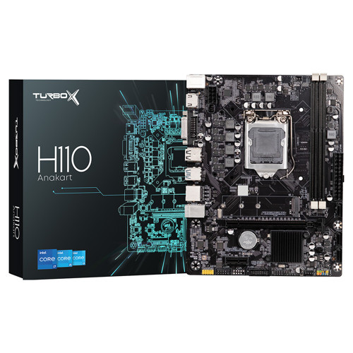 TitanX D3 H110 Sata,M2 Ddr3 Usb 3.0 Dvı Hdmi Ses G.Lan 1151P 6.7.8.9 Gen Anakart