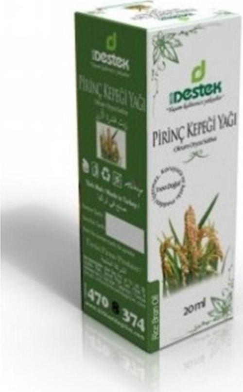 Pirinç Kepeği Yağı 20 ml Soğuk Pres