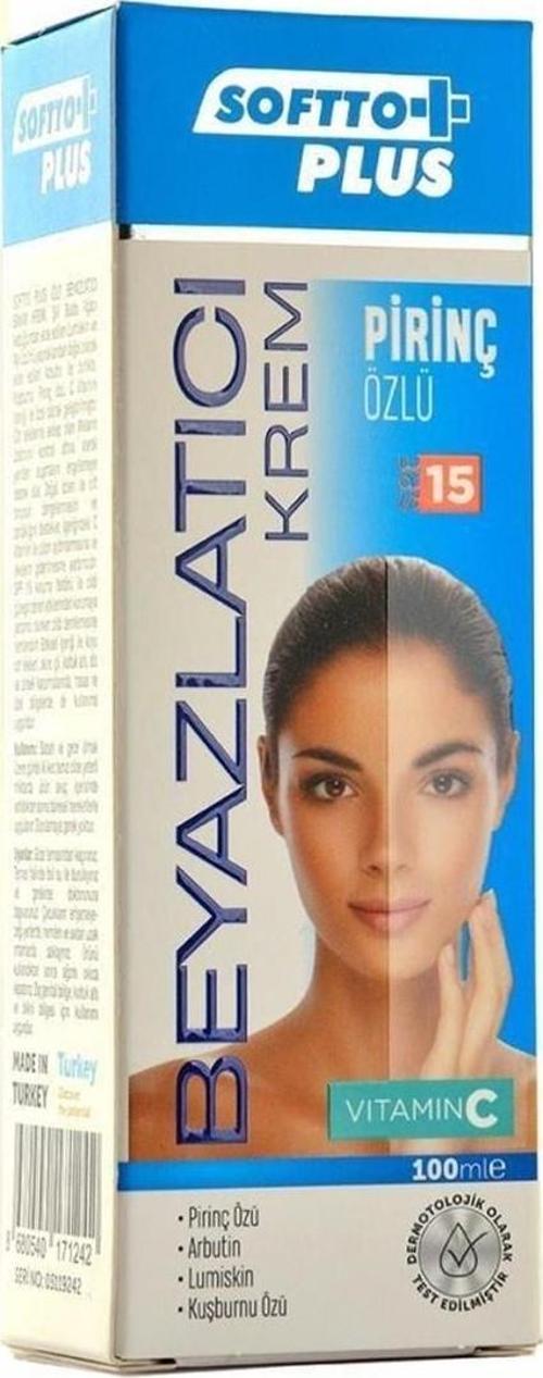 Pirinç Özlü Beyazlatıcı Krem 100 ml
