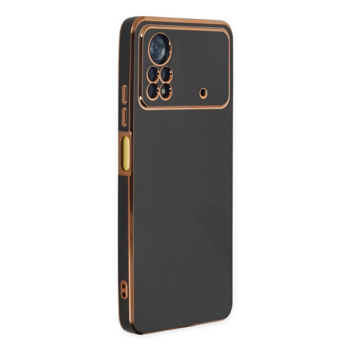 Xiaomi Poco X4 Pro 5G Kılıf Volet Silikon - Siyah