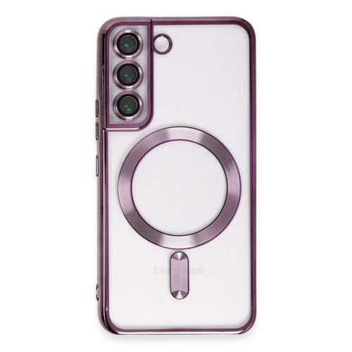 Samsung Galaxy S22 Kılıf Kross Magneticsafe Kapak - Mor