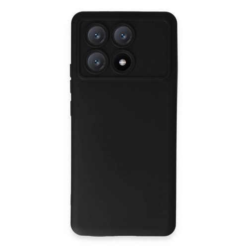 Xiaomi Poco X6 Pro Kılıf Nano İçi Kadife Silikon - Siyah