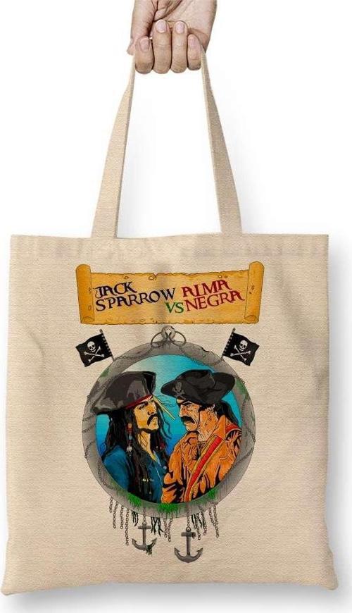 Jack Sparrow Vs Alma Negra Bez Çanta Uzun Saplı