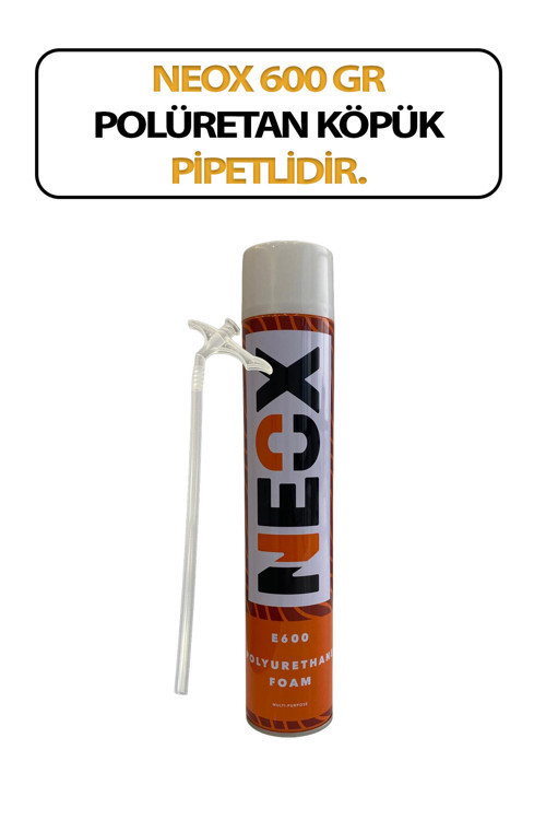 Polüretan Köpük Pipetli 600 Gr.