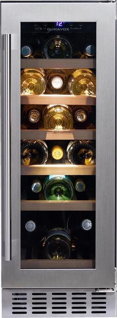 Flow-19 Gümüş Ankastre Şarap Dolabı - 19 Şişe Kapasiteli