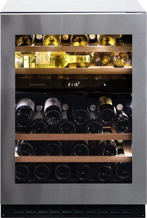 Flow-45 Gümüş Solo Şarap Dolabı - 45 Şişe Kapasiteli