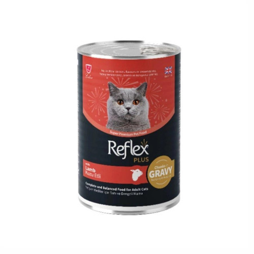 Plus Gravy Kuzu Etli 400 gr Yetişkin Konserve Kedi Maması