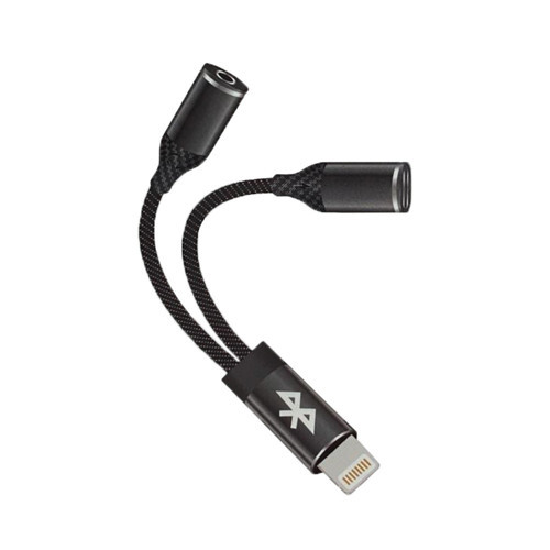 SX-06 2in1 Lightning to 3.5mm Aux + Lightning Çoklayıcı Adaptör Kablo