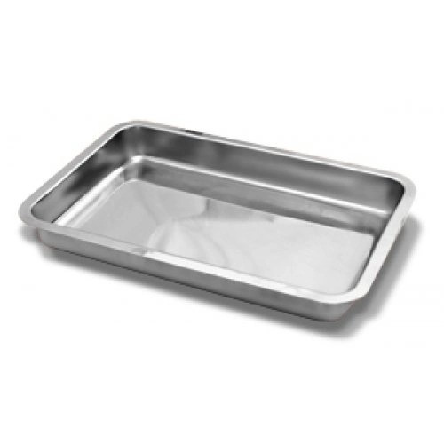 Çelik Gri Dikdörtgen Tepsi 38x25.5 cm