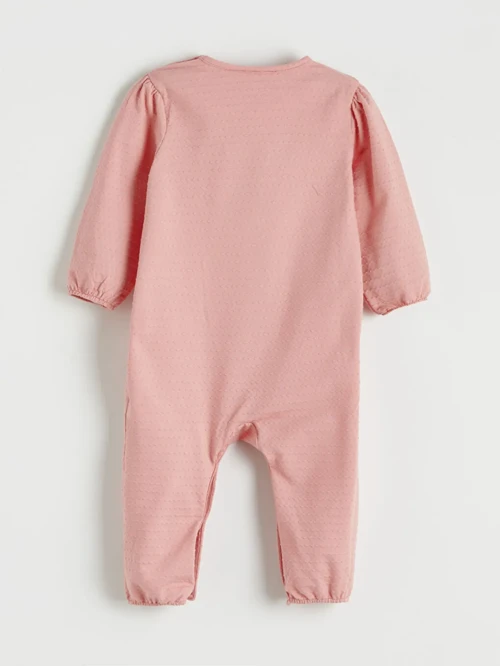 Pembe Fiyonklu Kız Bebek Tulum