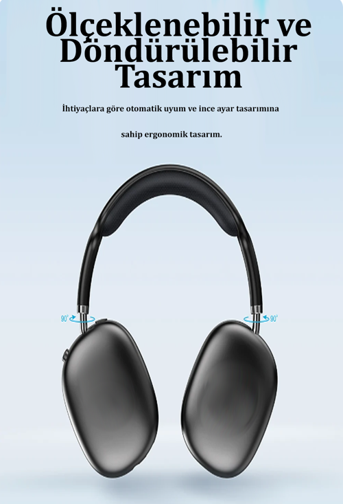 W35 Kablosuz Bluetooth Kafaüstü Kulaklık