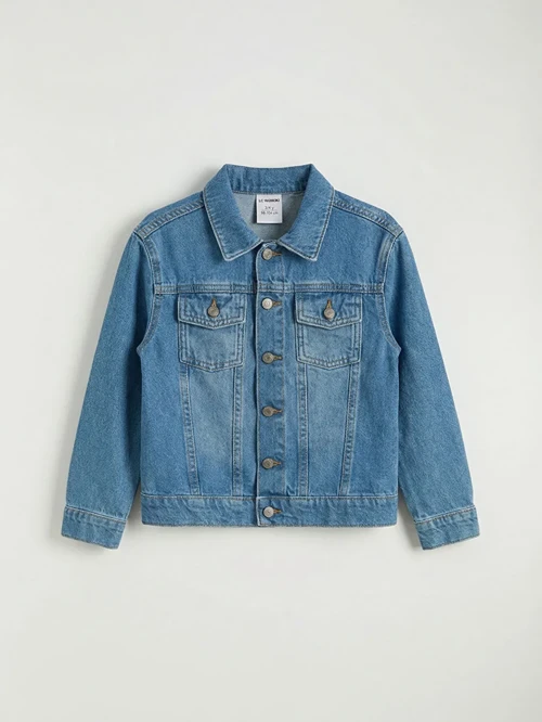İndigo Erkek Çocuk Jean Ceket