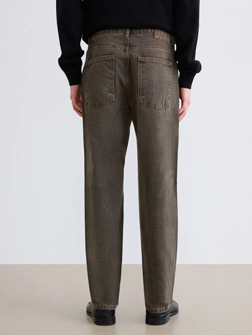 Kahverengi 745 Baggy Fit Erkek Jean Pantolon