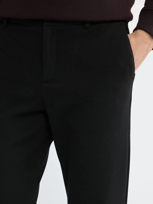 Siyah Slim Fit Erkek Pantolon