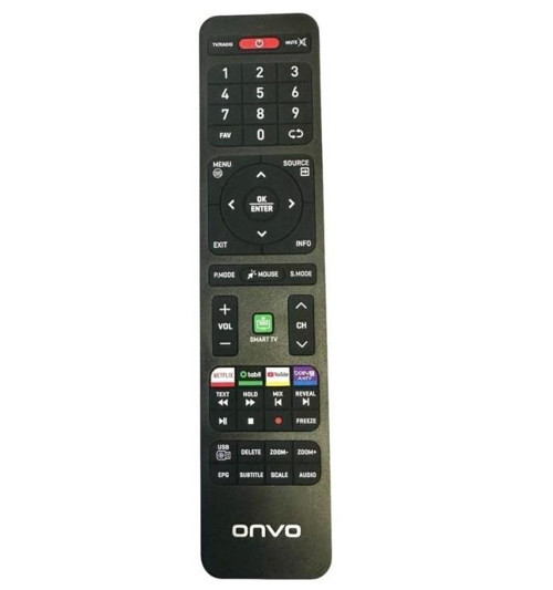 Onvo 43 OV 6000F İle Uyumlu Android Led Smart Kumanda