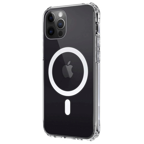İphone 12 Kılıf Magneticsafe Şeffaf - Şeffaf