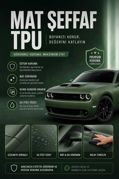 Mat Şeffaf Tpu