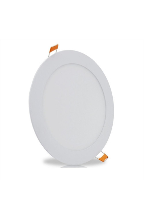 12 W Led Panel - Beyaz Işık (6500k) - Beyaz Kasa - Yuvarlak - Sıva Altı - Ap01-01230