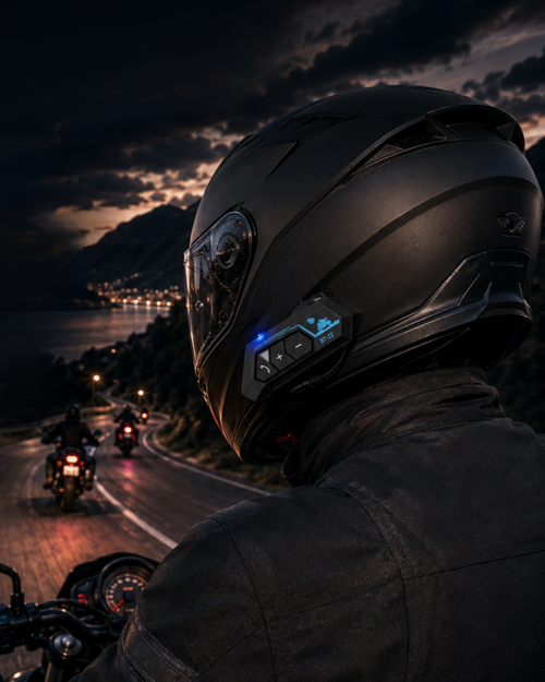 popüler Şarjlı Bluetooth Kask Kulaklığı Navigasyon ve Müzik Destekli 2026